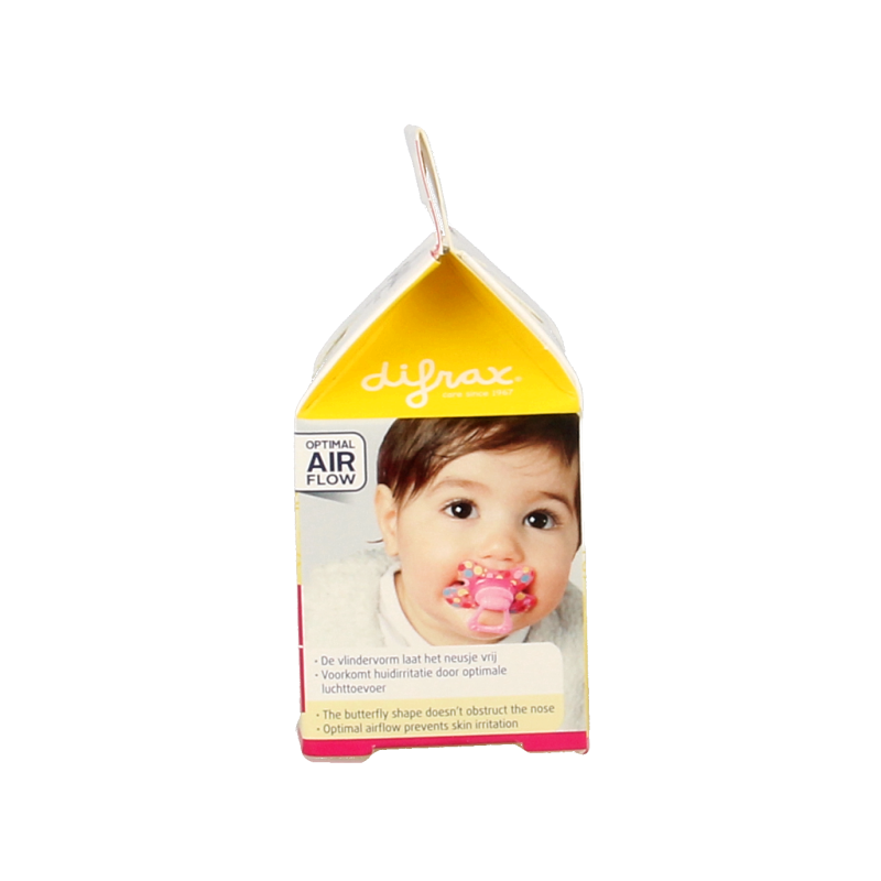 Difrax Fopspeen dental 6+ maanden met ring - Afbeelding 4