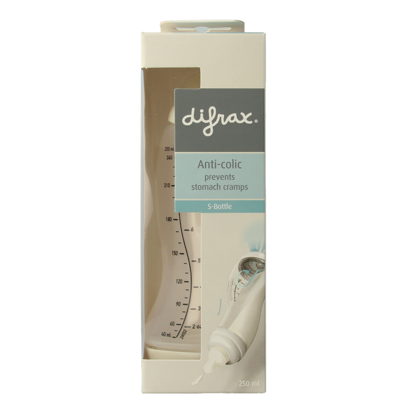 Difrax S-fles groot assorti natural 250ml