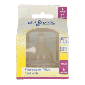 Difrax Flesspeen soft breed medium