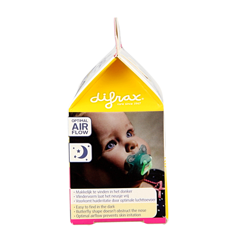 Difrax Fopspeen dental 12+ maanden glow in the dark - Afbeelding 2