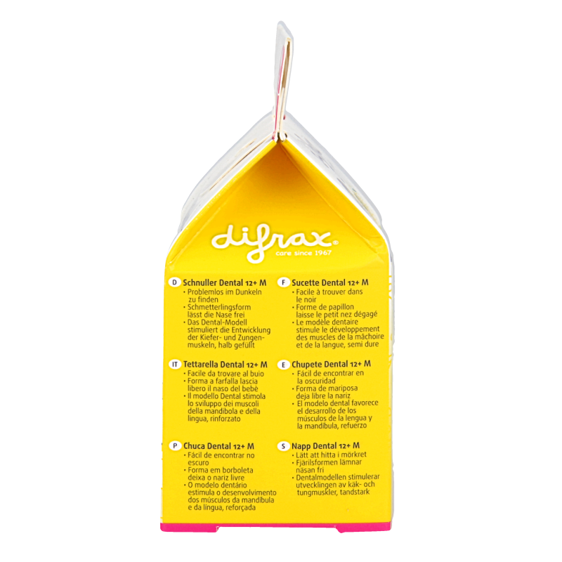 Difrax Fopspeen dental 12+ maanden glow in the dark - Afbeelding 4