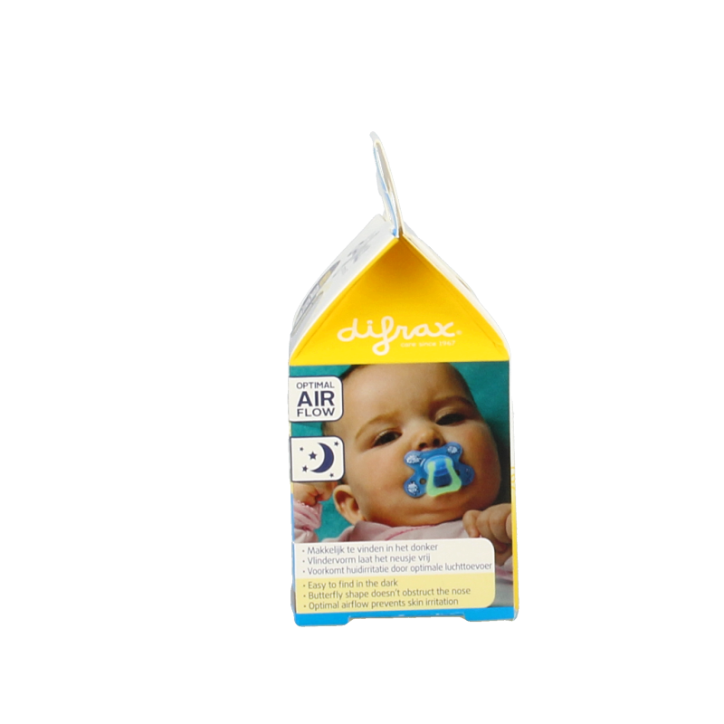 Difrax Fopspeen natural 6+ maanden nacht - Afbeelding 4