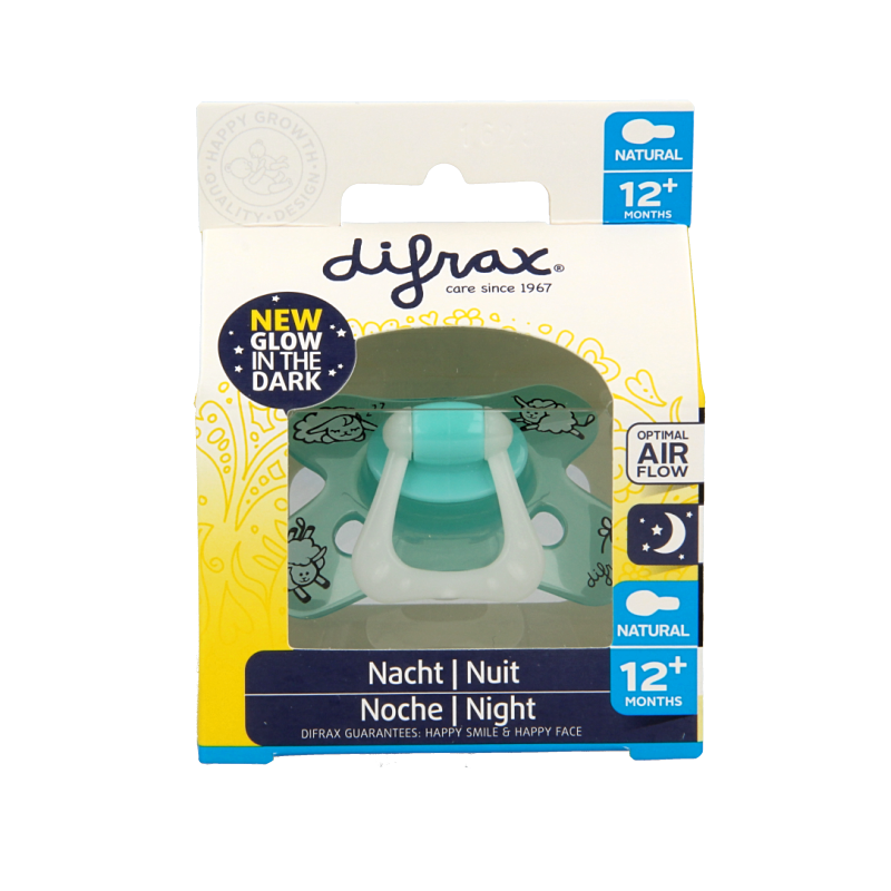 Difrax Fopspeen natural 12+ maanden nacht