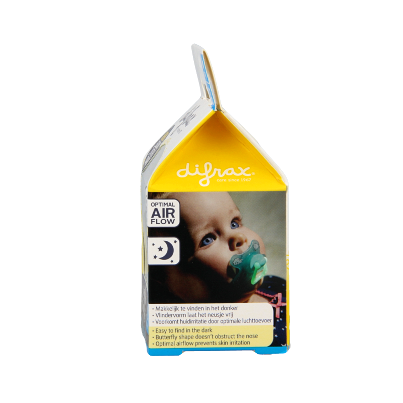 Difrax Fopspeen natural 12+ maanden nacht - Afbeelding 4