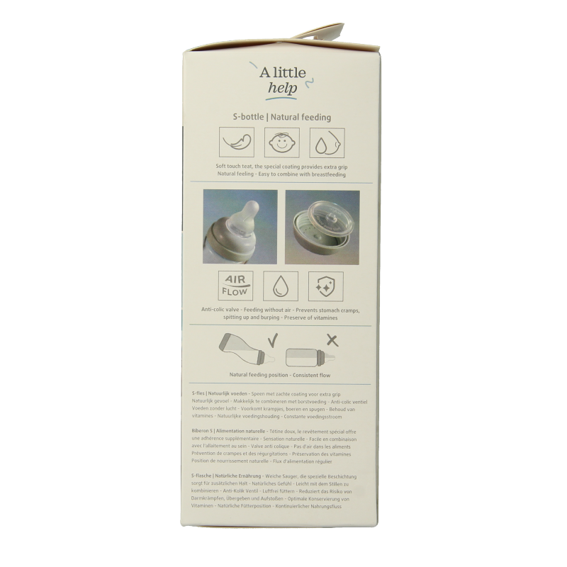 Difrax S-Fles natural creme 170ml - Afbeelding 4