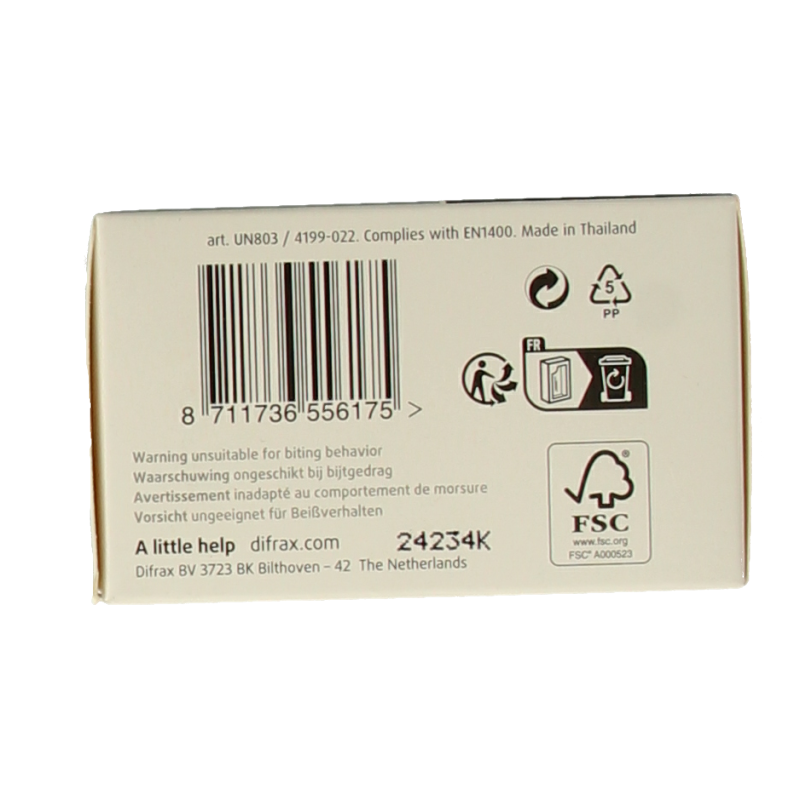 Difrax Fopspeen natural 18+ maanden assorti - Afbeelding 4