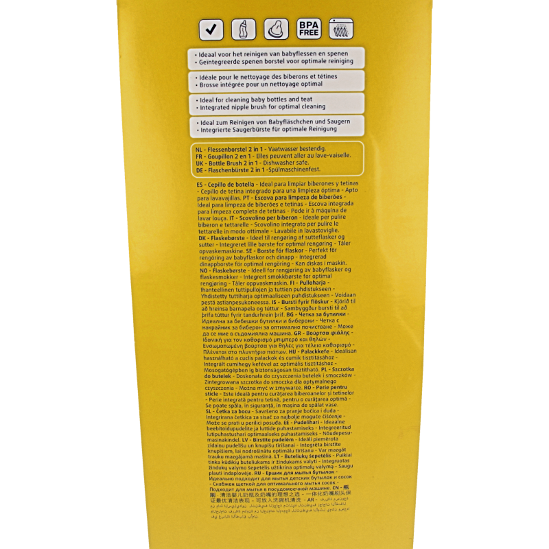 Difrax Flessenborstel 2-in-1 - Afbeelding 2