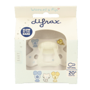 Difrax Fopspeen natural 20+ maanden Woezel & Pip