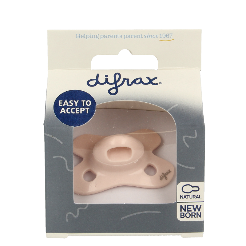 Difrax Fopspeen natural newborn assorti