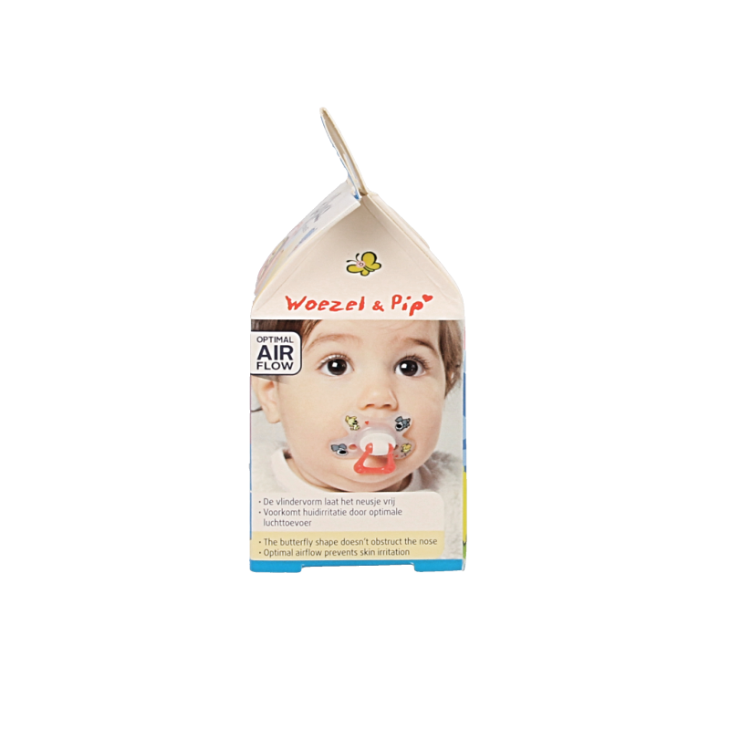 Difrax Fopspeen natural 6+ maanden Woezel & Pip - Afbeelding 4