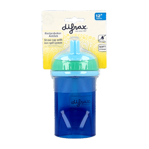 Difrax Anti lek rietjes beker assorti