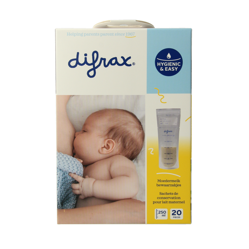 Difrax Moedermelk bewaarzakjes BtoB