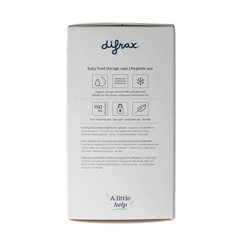 Difrax Voeding bewaarbakjes - Afbeelding 2