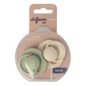 Difrax Fopspeen prime 0-6 maanden assorti
