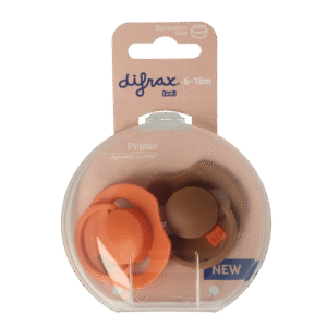 Difrax Fopspeen prime 6-18 maanden assorti