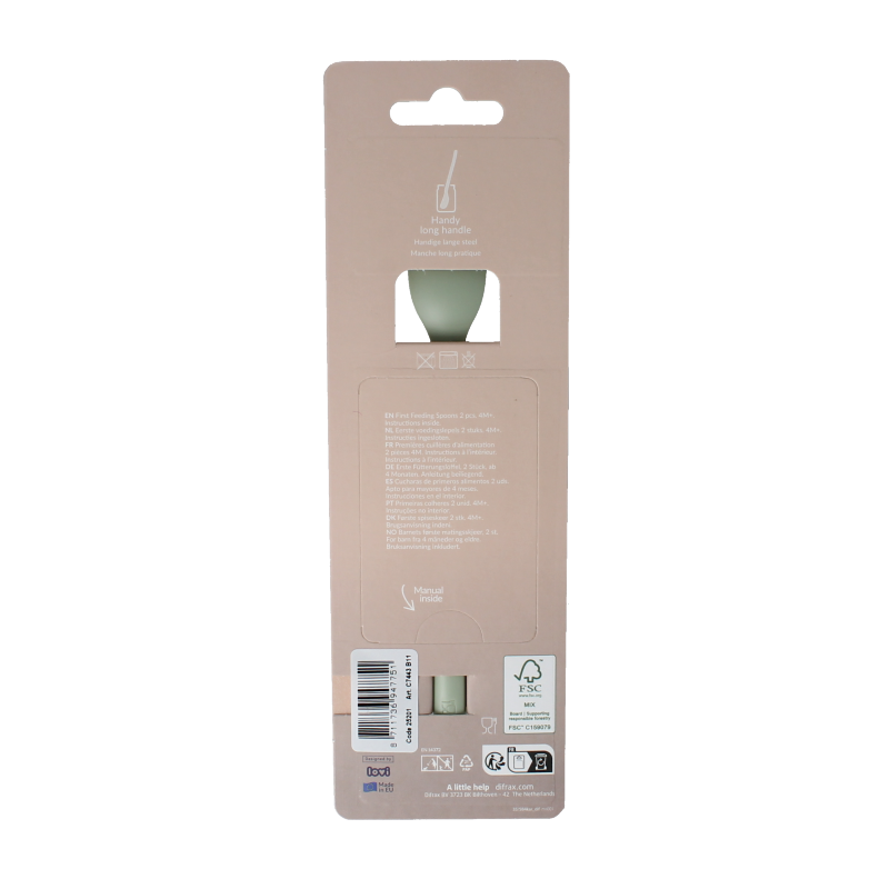 Difrax Eerste voedingslepel pistachio - Afbeelding 2