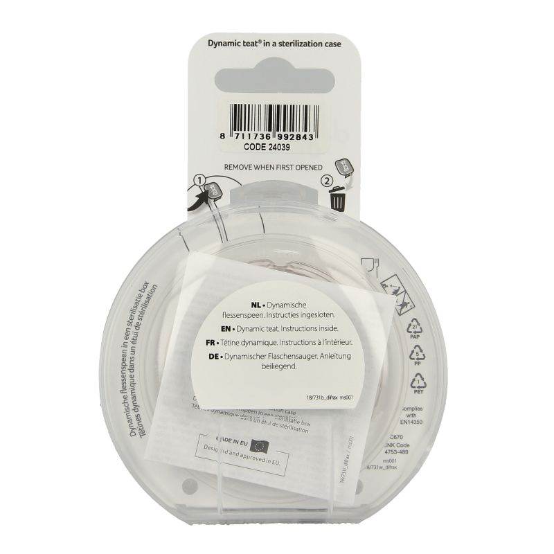 Difrax Lovi mamma speen mini 0+ maanden - Afbeelding 2