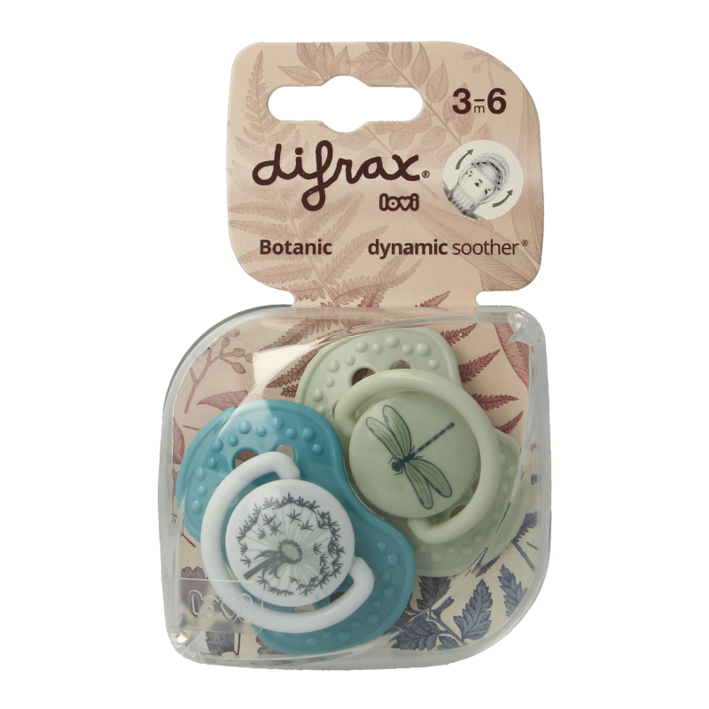 Difrax Lovi fopspeen botanic 3+ maanden