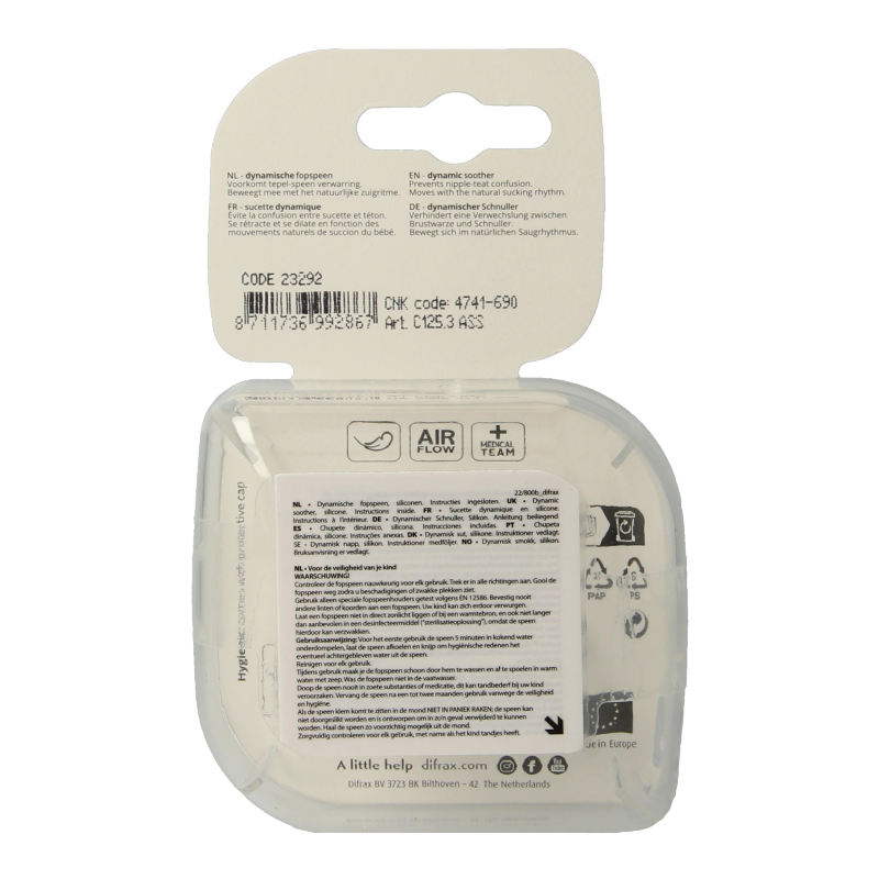 Difrax Lovi fopspeen botanic 3+ maanden - Afbeelding 2