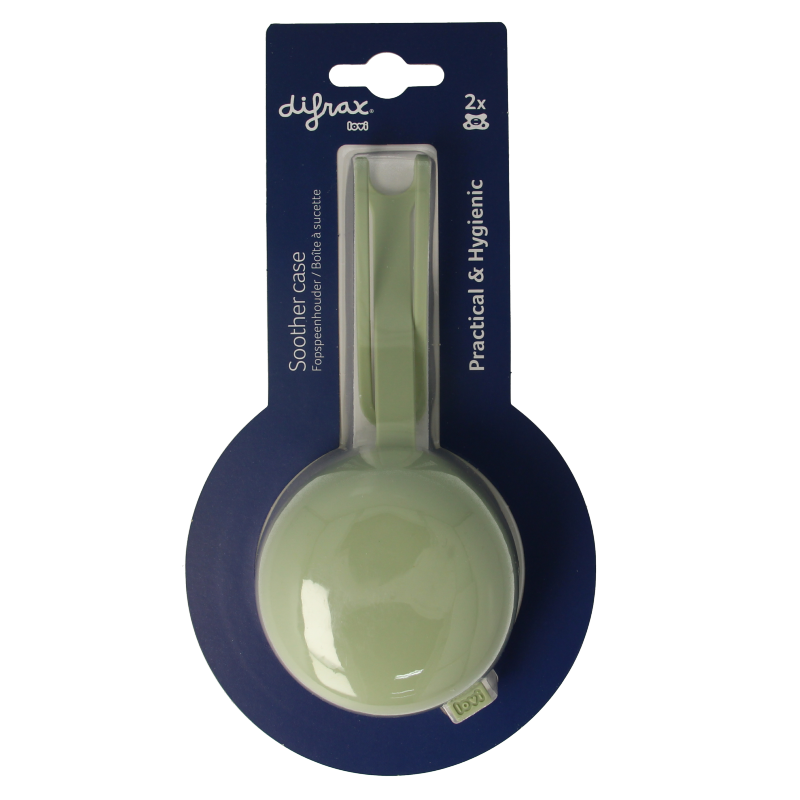 Difrax Lovi fopspeen houder pistachio