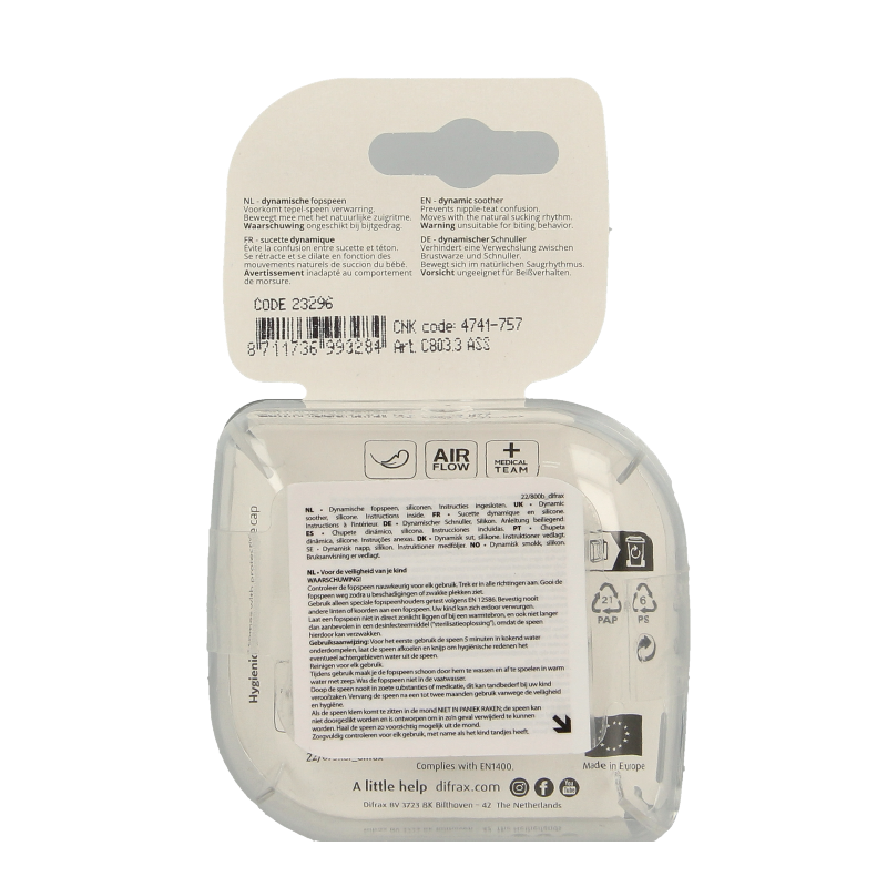 Difrax Lovi fopspeen botanic 20+ maanden - Afbeelding 2