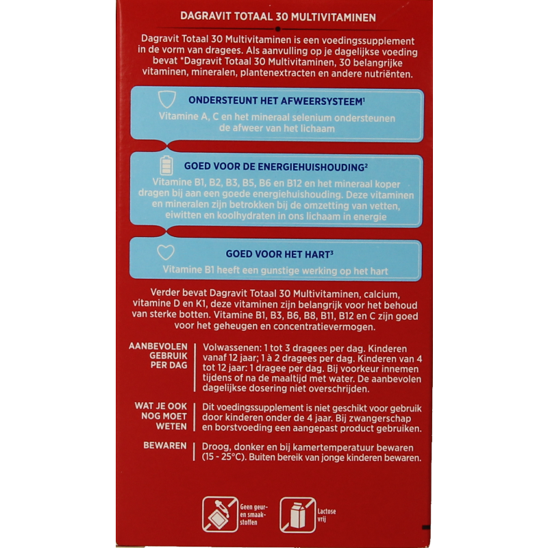Dagravit Totaal 30 tijdelijk 50 dragees gratis - Afbeelding 3