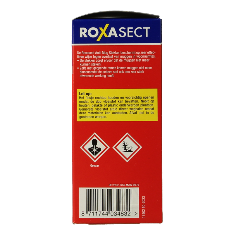 Roxasect Stekker tegen muggen op basis van prallethrin - Afbeelding 4