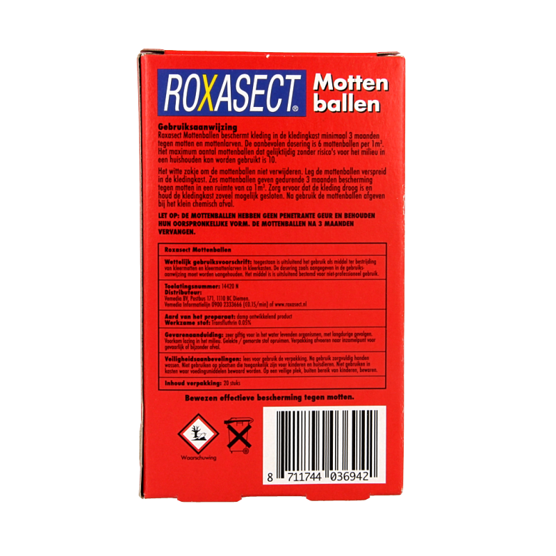Roxasect Mottenballen - Afbeelding 2