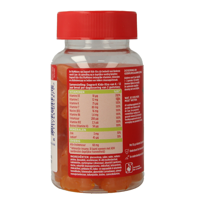 Dagravit Kids-Xtra vitaminions gums 6+ - Afbeelding 3