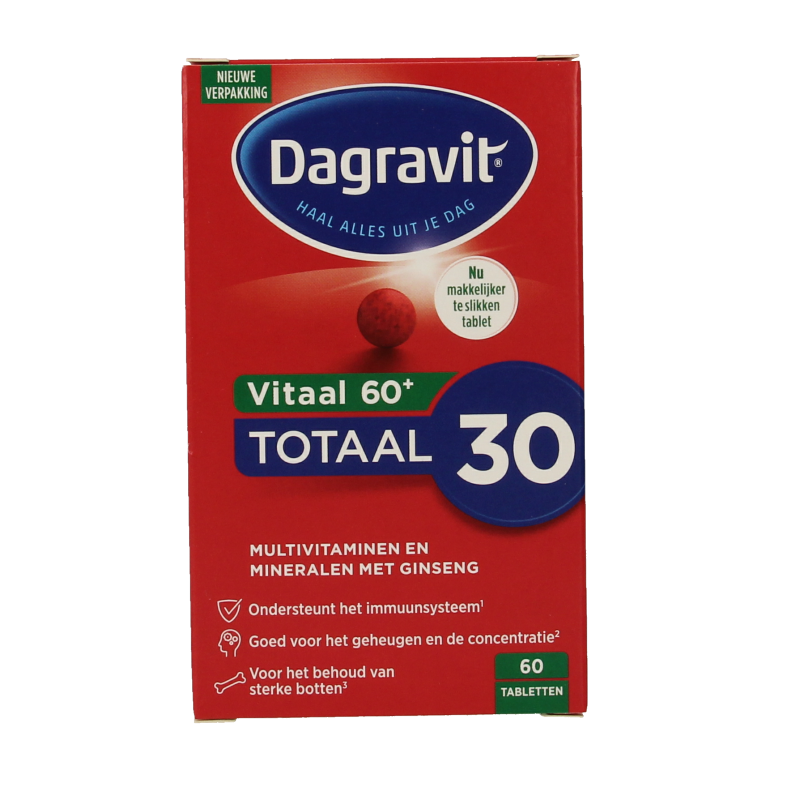 Dagravit Totaal 30 vitaal 60+