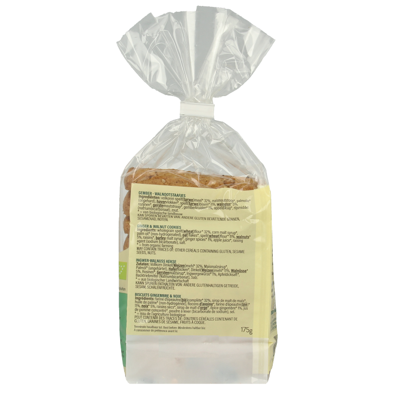 Billy's Farm Gember walnootstaafjes bio - Afbeelding 3