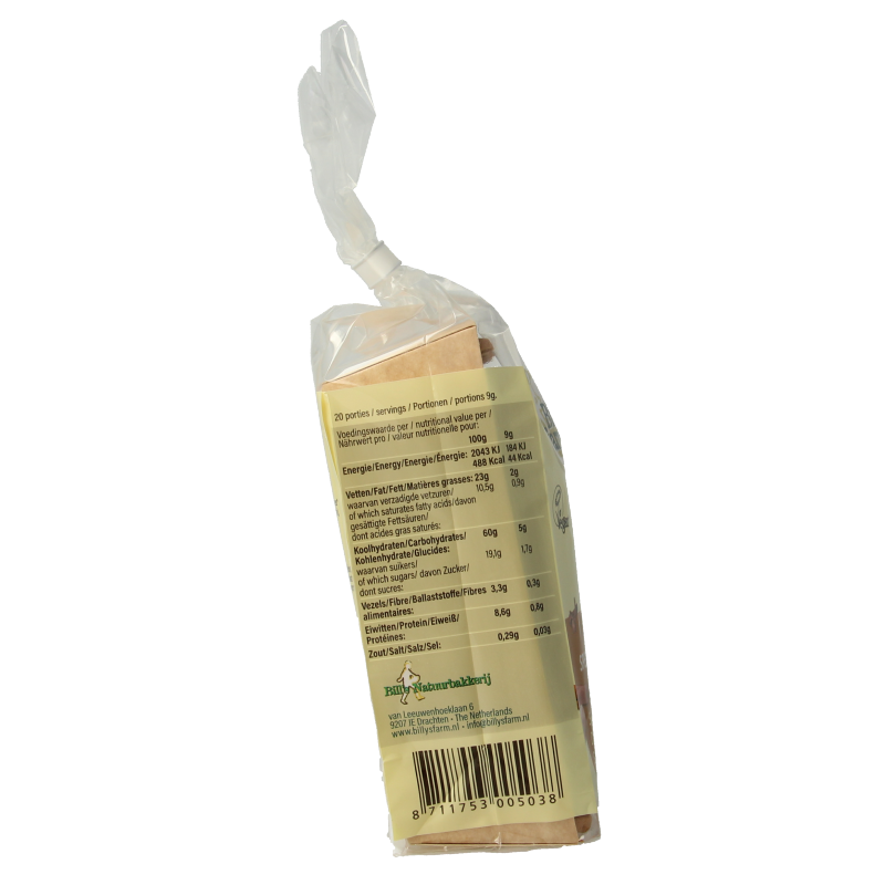 Billy's Farm Speculoos spelt bio - Afbeelding 2