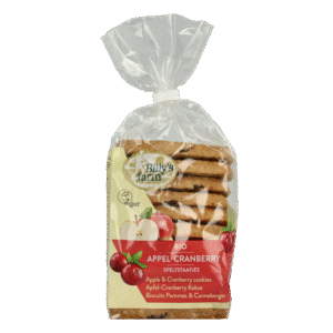 Billy's Farm Appel cranberry staafjes bio