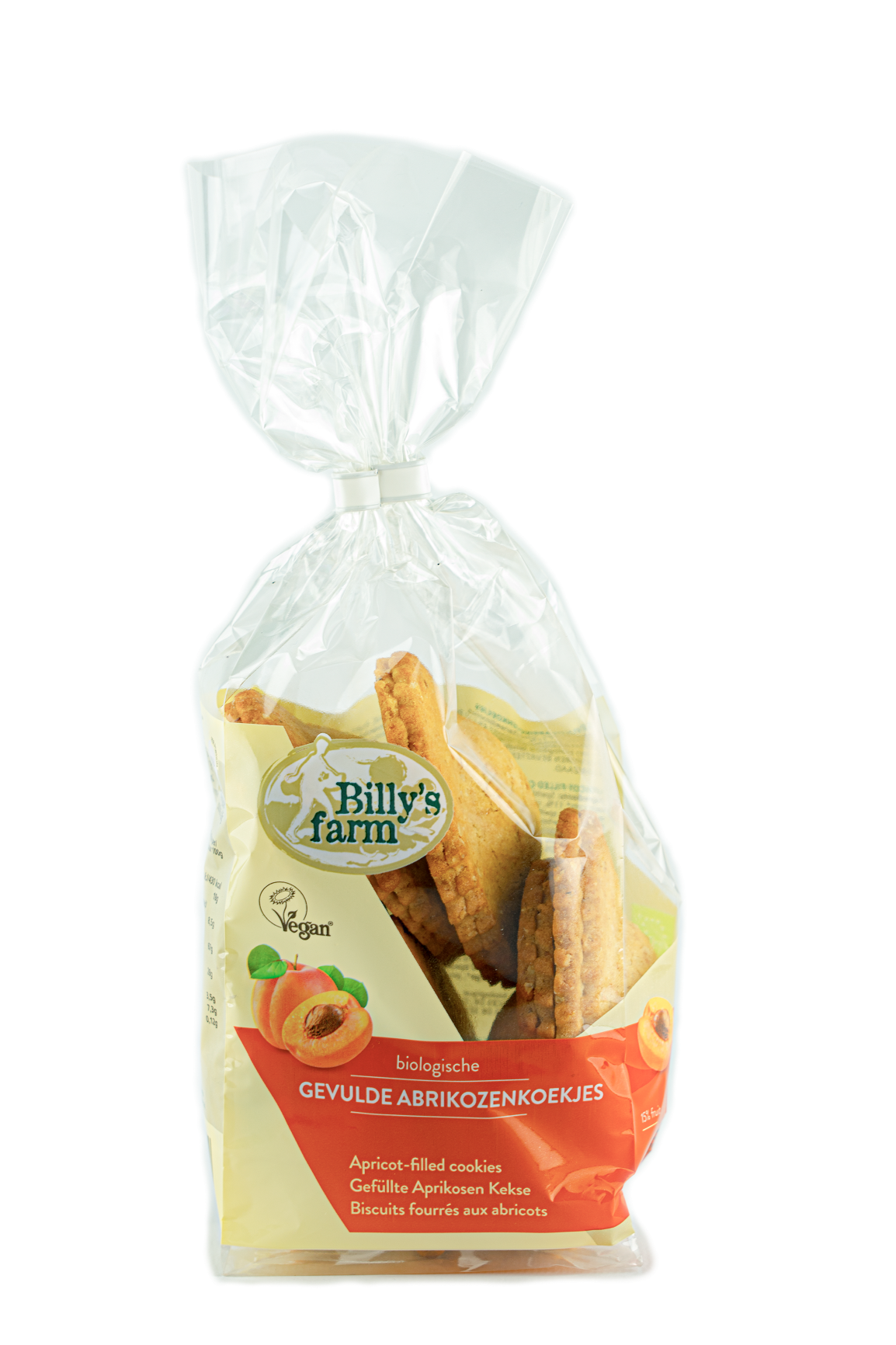 Billy's Farm Abrikozenkoekje gevuld bio