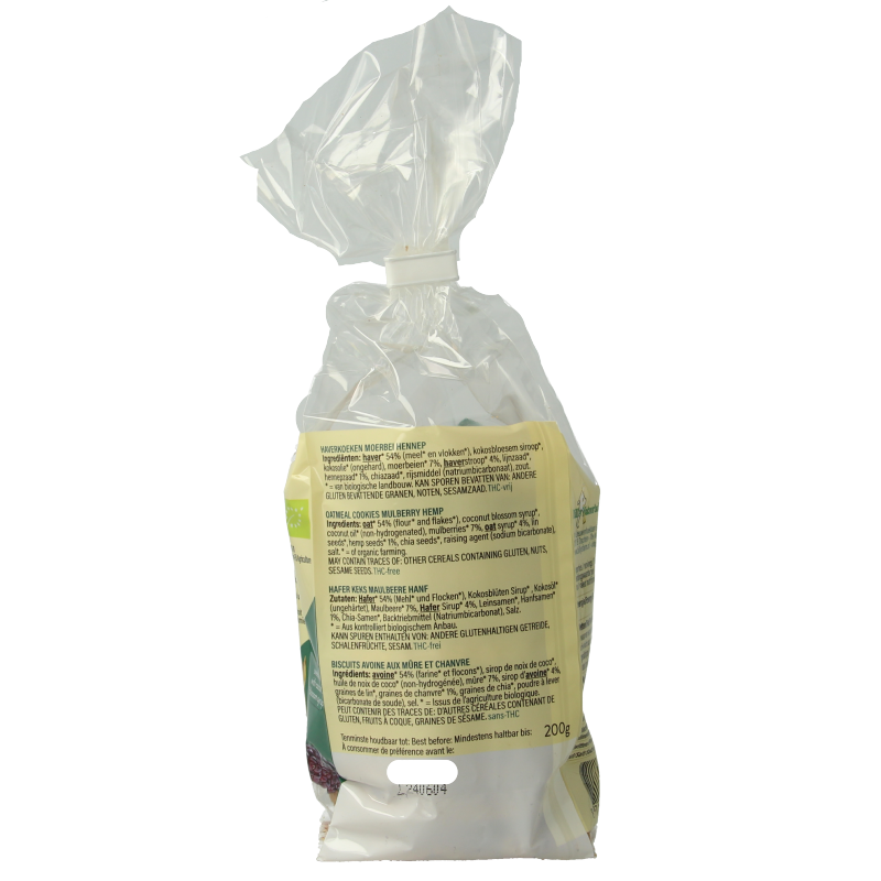 Billy's Farm Haverkoekjes met moerbei en hennep bio - Afbeelding 3