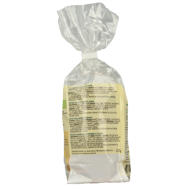 Billy's Farm Haverkoeken gember-citroen bio - Afbeelding 3