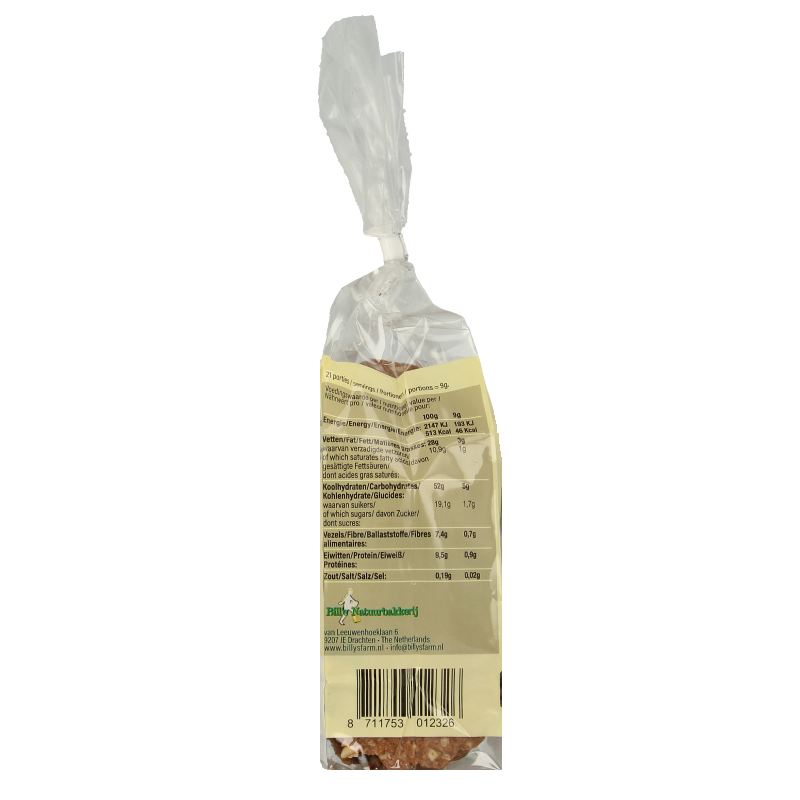 Billy's Farm Haverkoekjes hazelnoot-cacao bio - Afbeelding 2