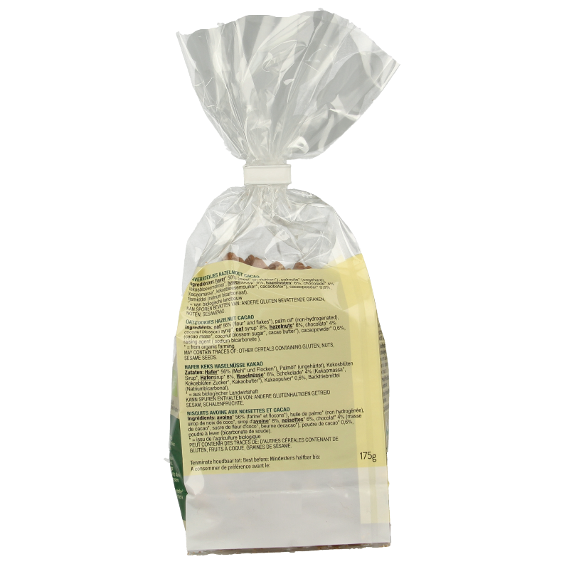 Billy's Farm Haverkoekjes hazelnoot-cacao bio - Afbeelding 3