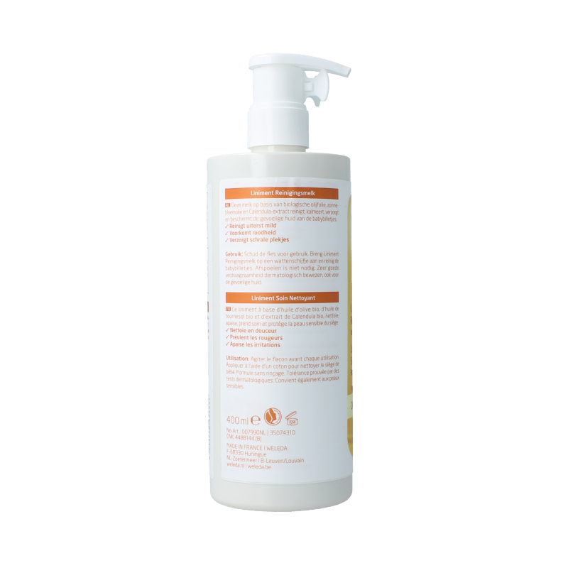 Weleda Calendula liniment reinigingsmelk vegan - Afbeelding 2
