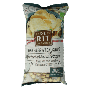De Rit Kikkererwtenchips zeezout bio