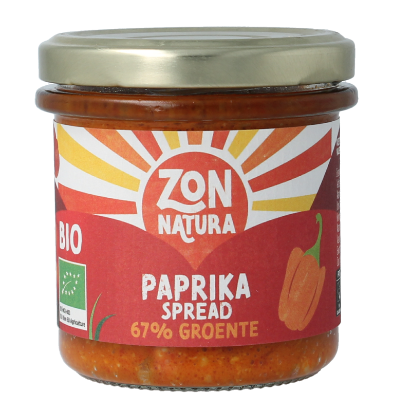 Zonnatura Groentespread paprika bio