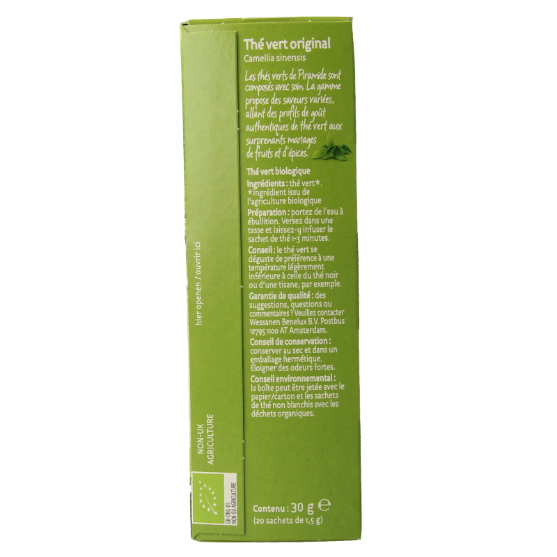 Piramide Groene thee eko original bio - Afbeelding 2