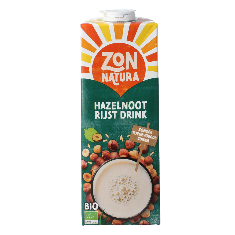 Zonnatura Rijst hazelnoot drink bio