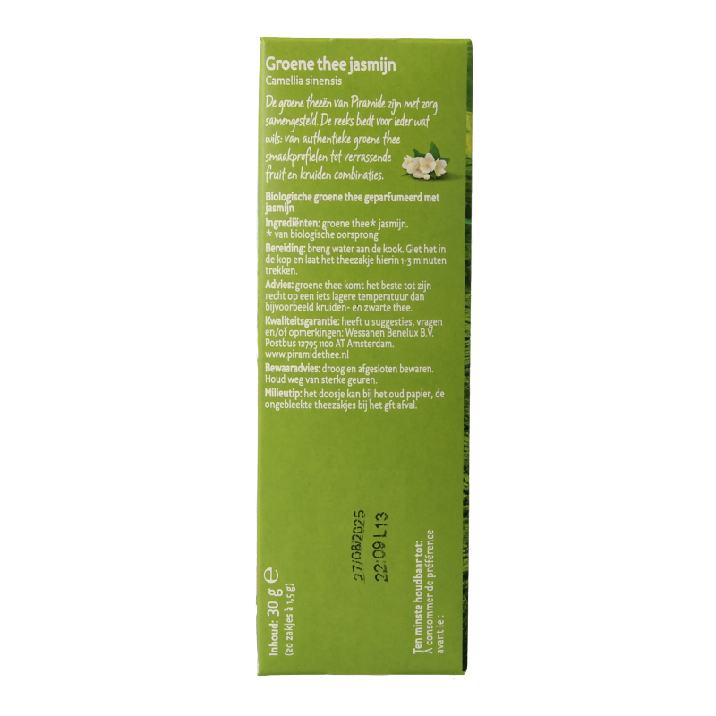 Piramide Groene thee & jasmijn eko bio - Afbeelding 5