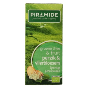 Piramide Groene thee perzik vlierbloesem bio