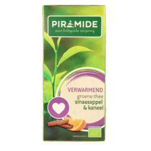 Piramide Verwarmend groene thee sinaasappel & kaneel bio