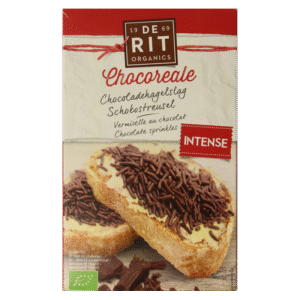 De Rit Chocoreale hagelslag puur bio