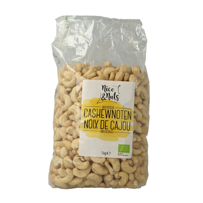 Nice & Nuts Cashewnoten rauw bio