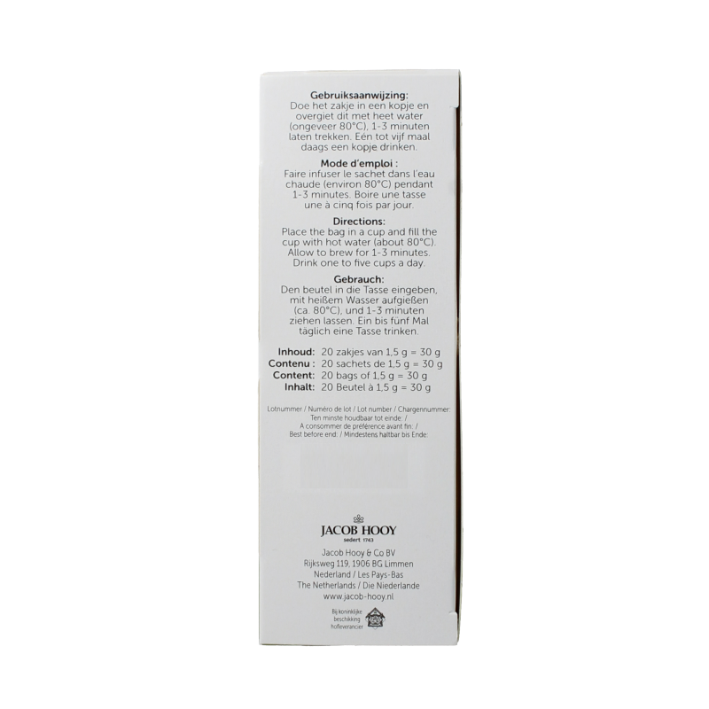 Jacob Hooy Kruidendrank frambozenblad - Afbeelding 3