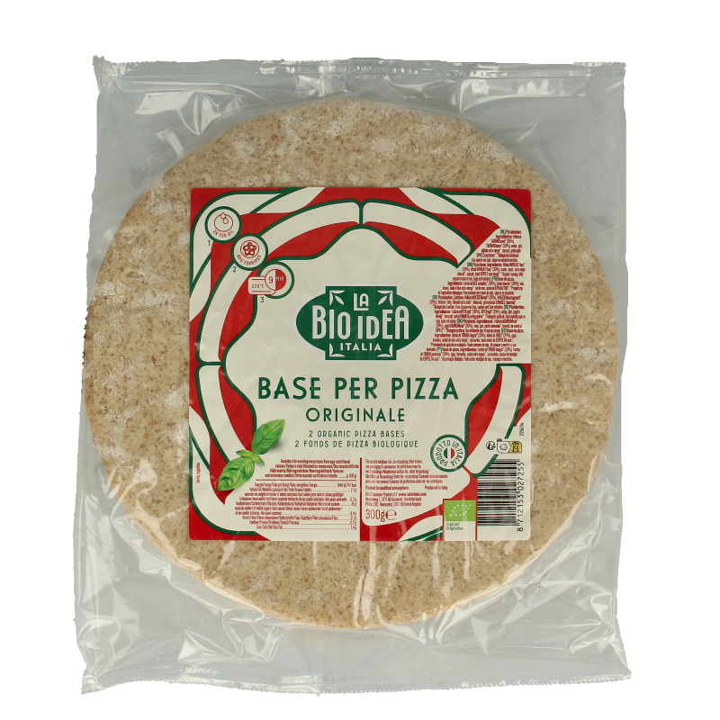 Bioidea Pizzabodems 2 stuks bio